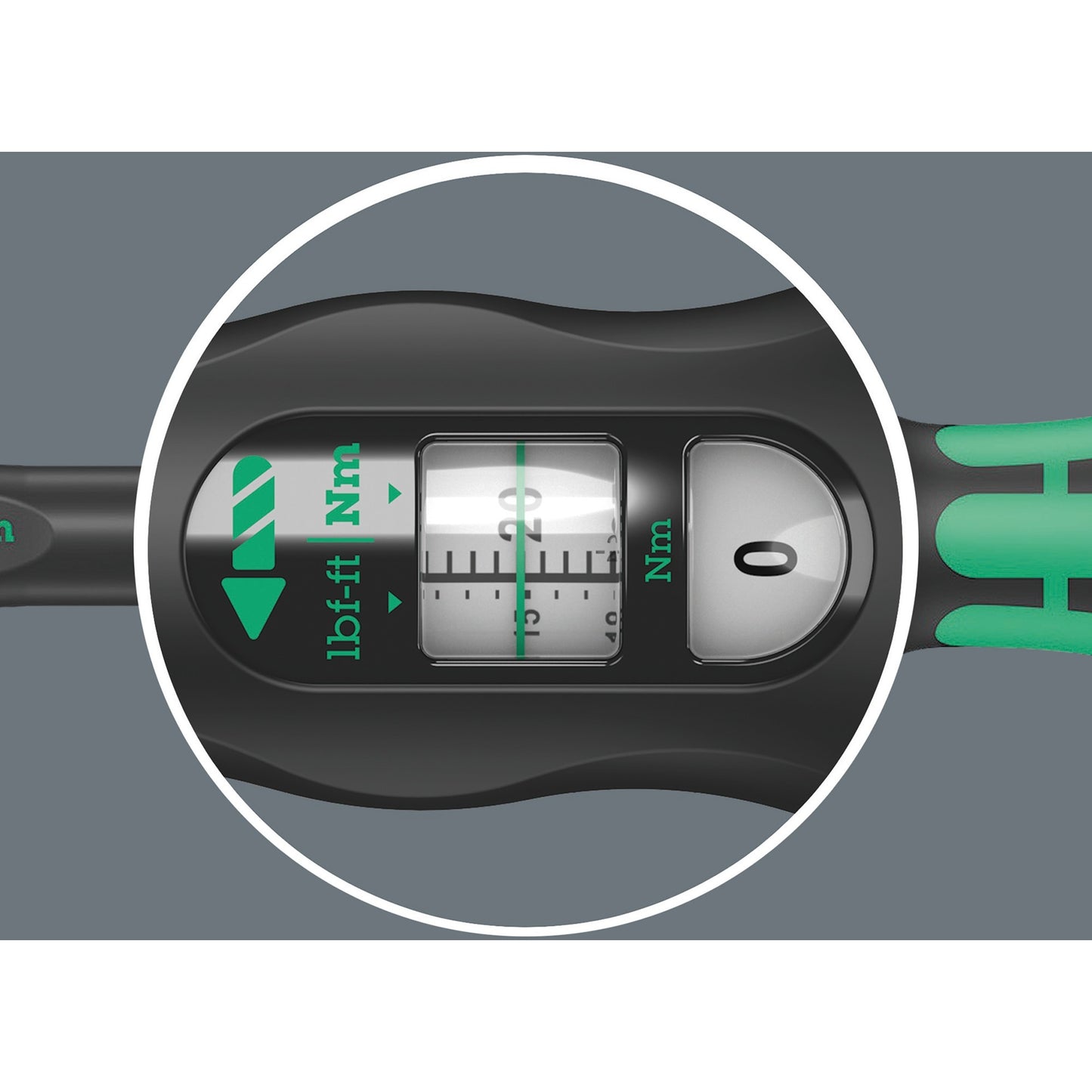 Wera click-torque x 7 draaimomentsleutel voor insteekgereedschappen (zwart groen, 10-100 nm)