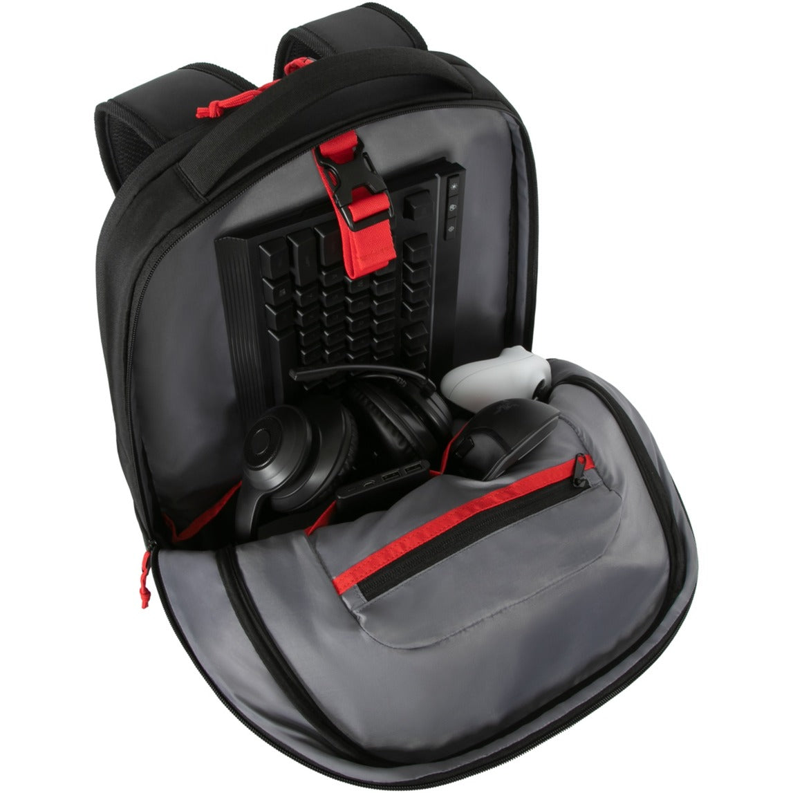 Targus 17.3” strike ii gaming backpack rugzak (zwart)