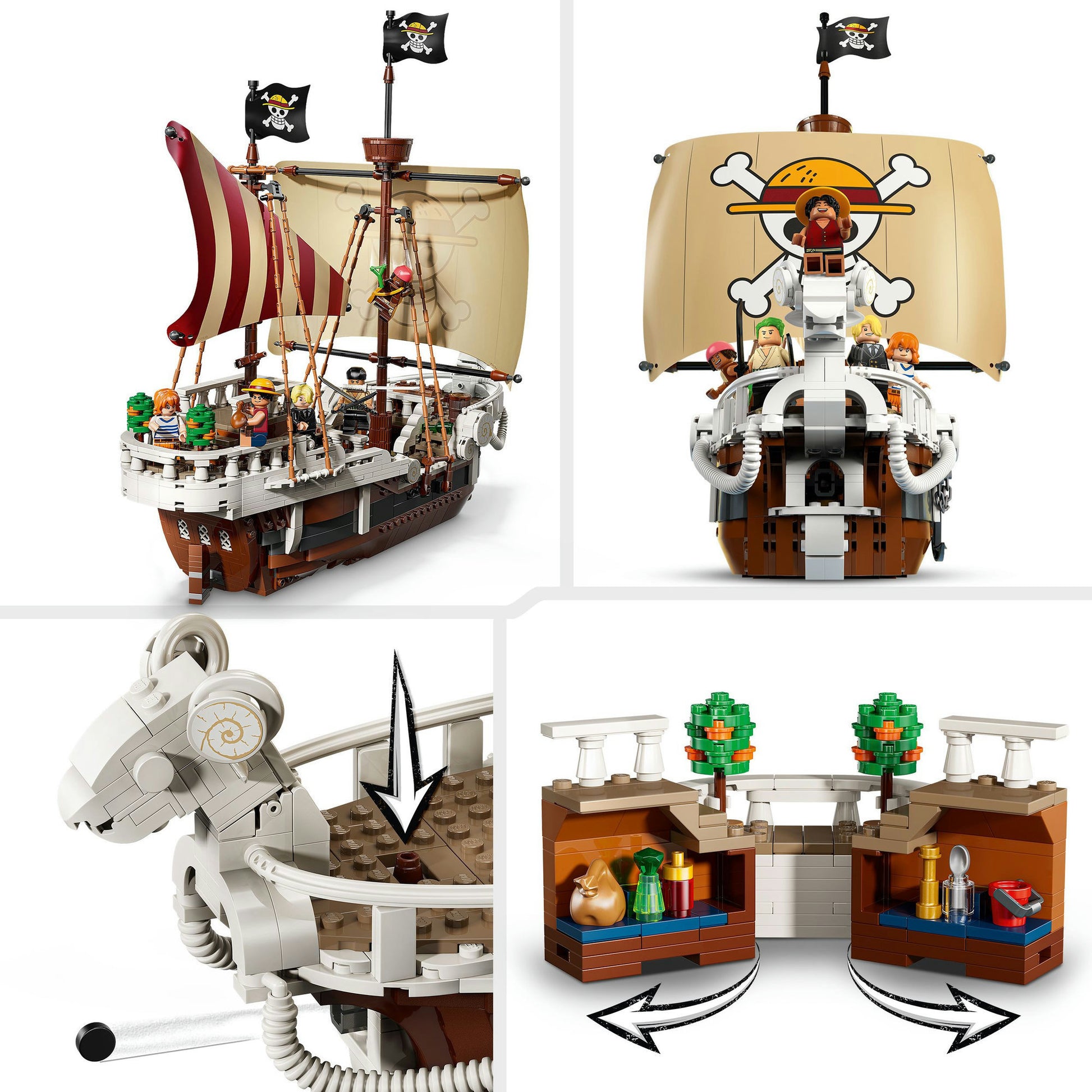 Lego one piece - het piratenschip going merry constructiespeelgoed (75639)