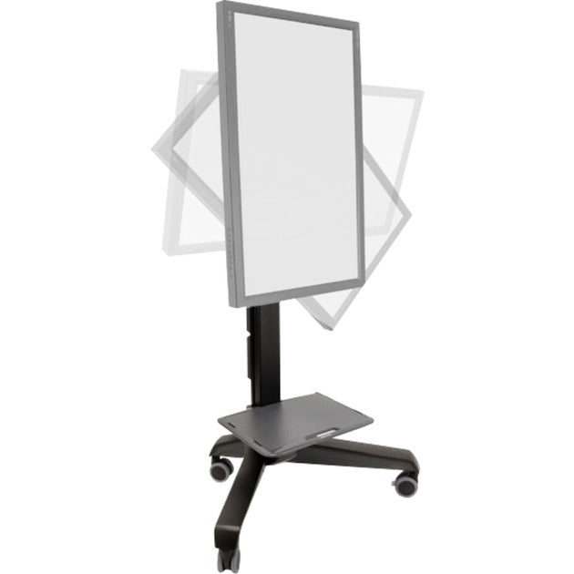 Ergotron neo-flex mobile mediacenter uhd voet (zwart)