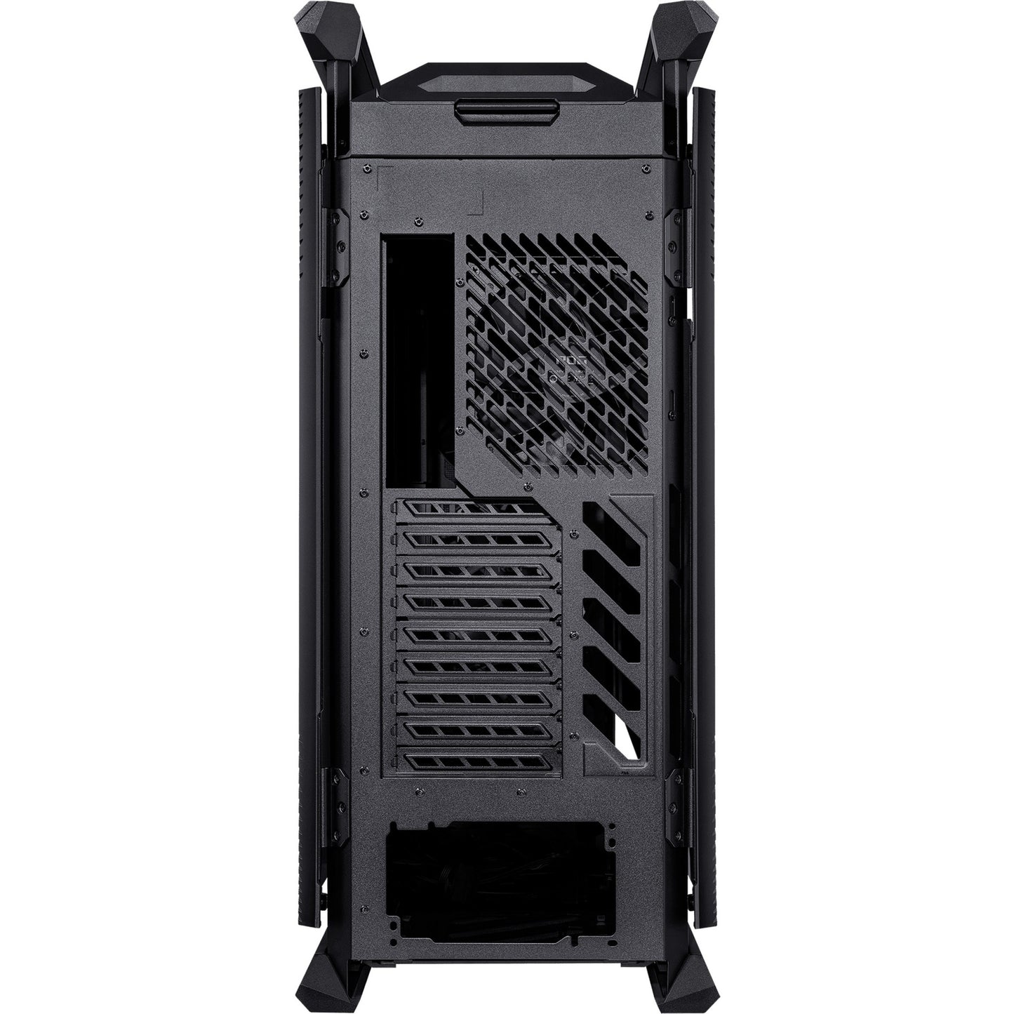 Asus rog hyperion gr701 big tower behuizing (zwart | 4x usb-a | 2x usb-c | rgb | tempered glass)