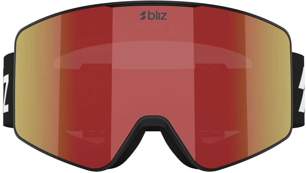 Bliz g001 brown w red multi - ski goggle