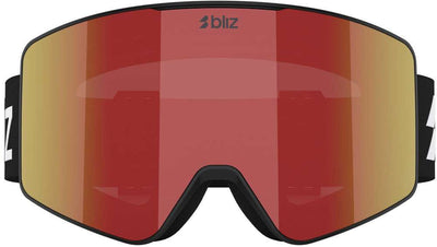Bliz g001 brown w red multi - ski goggle
