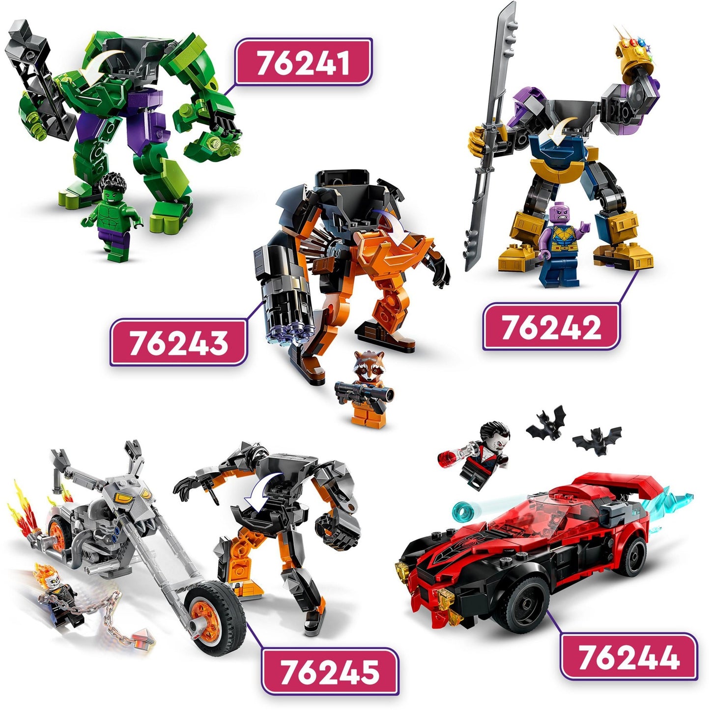 Lego marvel - rocket mechapantser constructiespeelgoed (76243)