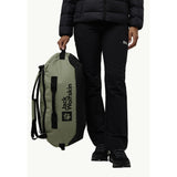 Jack wolfskin all-in duffle 35 rugzak (lichtgroen, 35 liter) - afbeelding 4