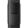 Inter-tech it- 5905 midi tower behuizing (zwart | 2x usb-a)