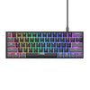 Trust gxt 867 acira 60% mini mechanisch gaming toetsenbord (zwart, us lay-out (qwerty), outemu red, 60%, rgb)