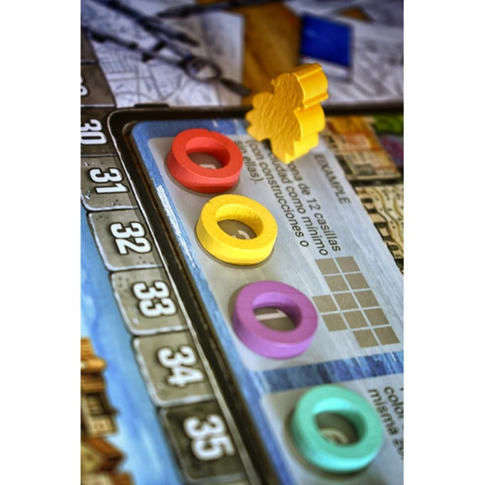 999games 999 games cities bordspel (nederlands, 2 - 4 spelers, 30 minuten, vanaf 10 jaar)