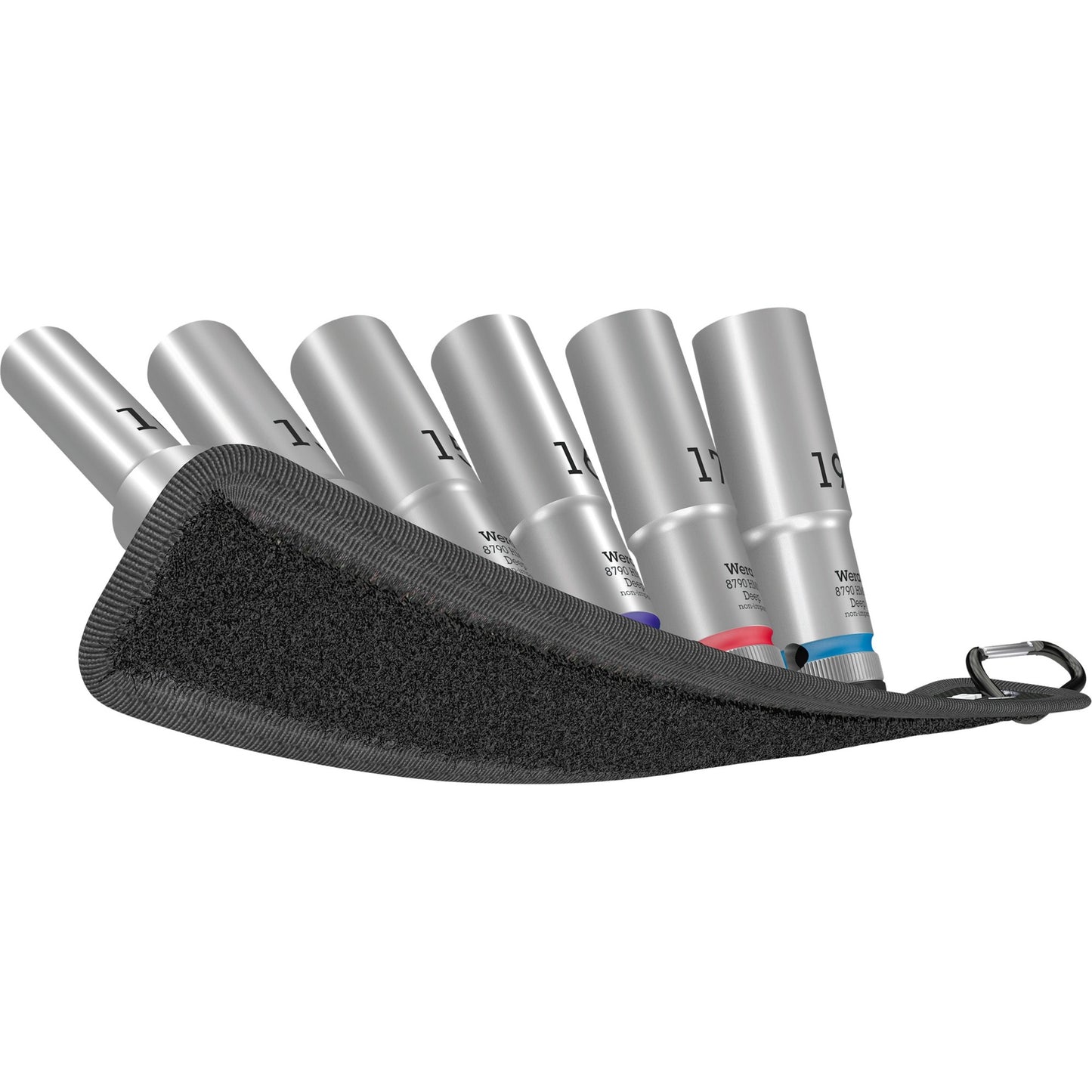 Wera belt c deep 1 doppenset, 1 2 dopsleutel (zwart, 6-delig)