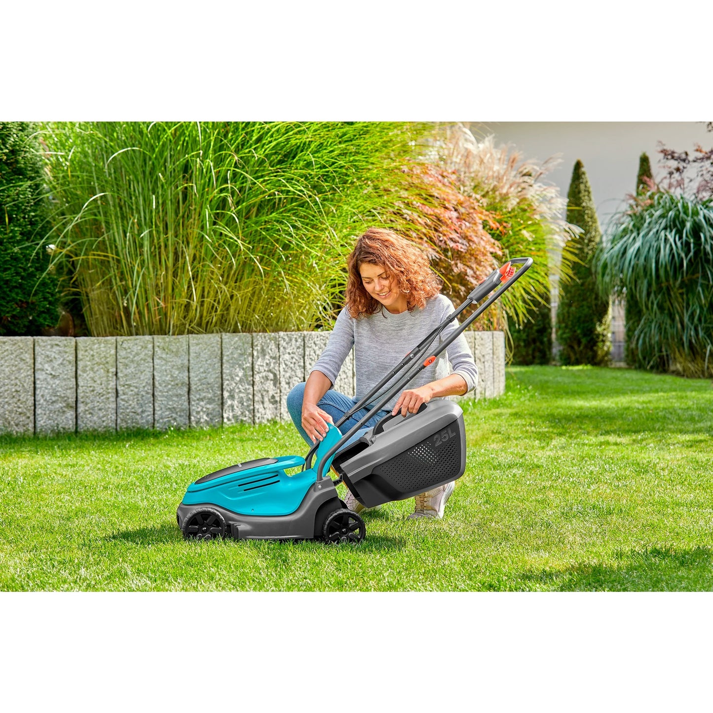 Gardena powermax 30 18v p4a read grasmaaier accu incl. oplader 18 v snijbreedte max. 300 mm
