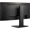 Viewsonic uwqhd curved docking monitor met kvm-switch vg3419c 34 ultrawide (zwart (mat), 1x hdmi, 1x displayport, usb-a, usb-b, usb-c, lan, audio)