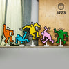 Lego art - keith haring – dansende figuren constructiespeelgoed (31216)