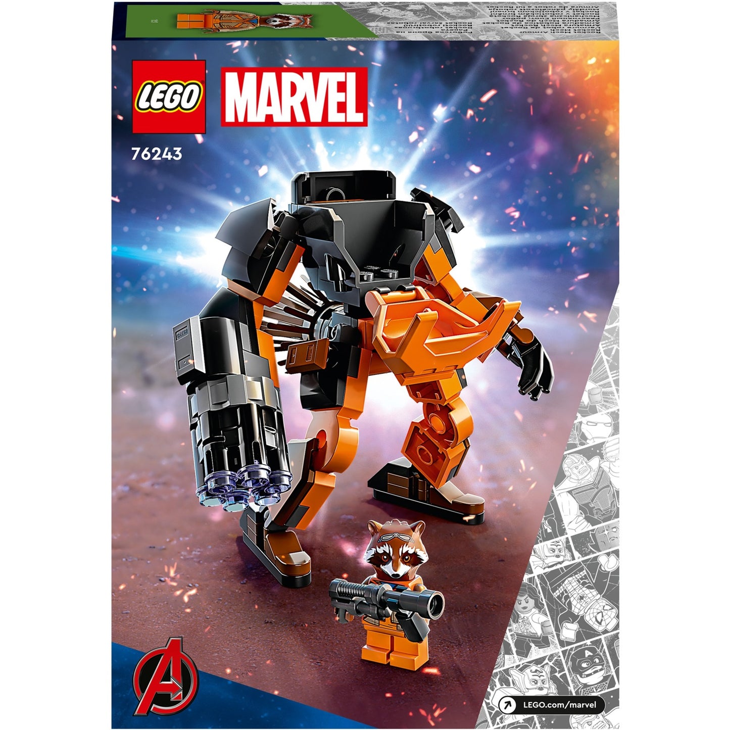 Lego marvel - rocket mechapantser constructiespeelgoed (76243)