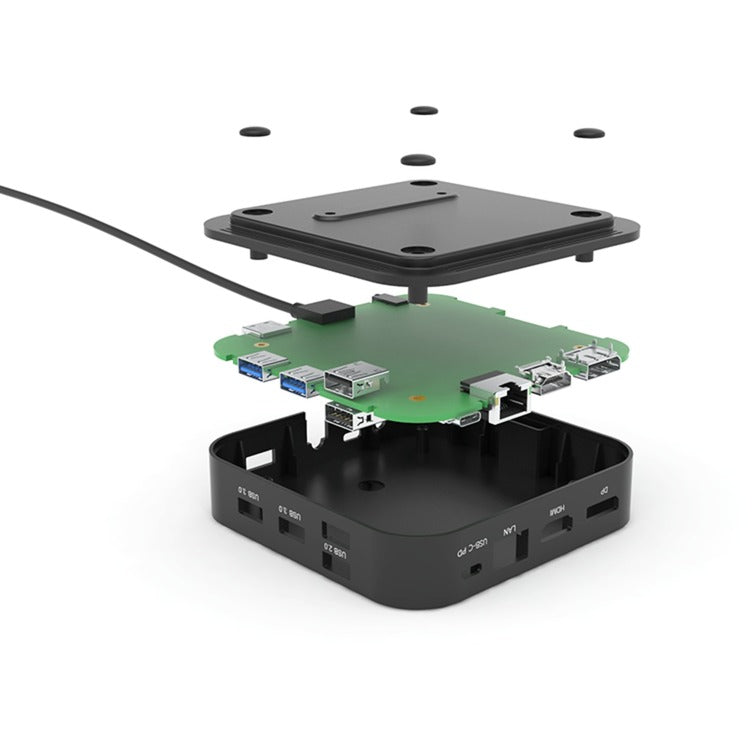 I-tec usb-c hdmi dp docking station with power delivery 100 w (zwart)