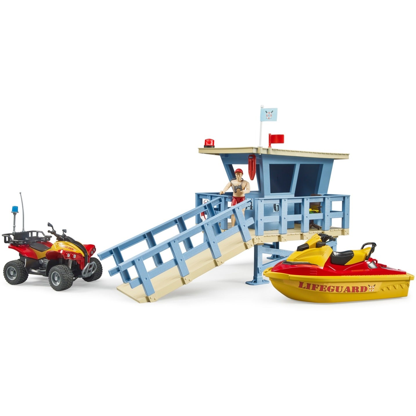 Bruder bworld reddingsbrigade station speelfiguur (62780)