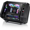 Thermaltake the tower 600 midi tower behuizing (zwart | 4x usb-a | 1x usb-c | tempered glass)