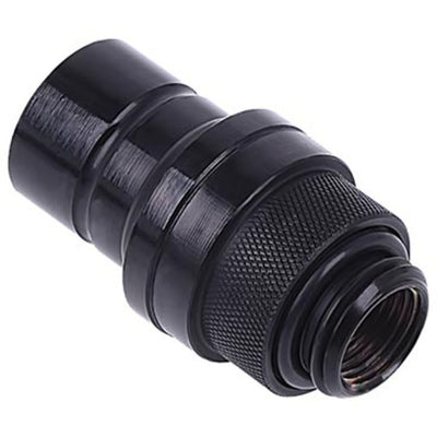 Alphacool eiszapfen quick release stekker g1 4 ag - deep black sluiting (zwart)