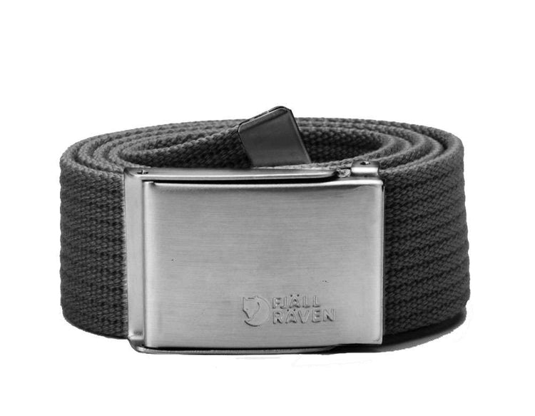 Fjällräven canvas belt dark grey