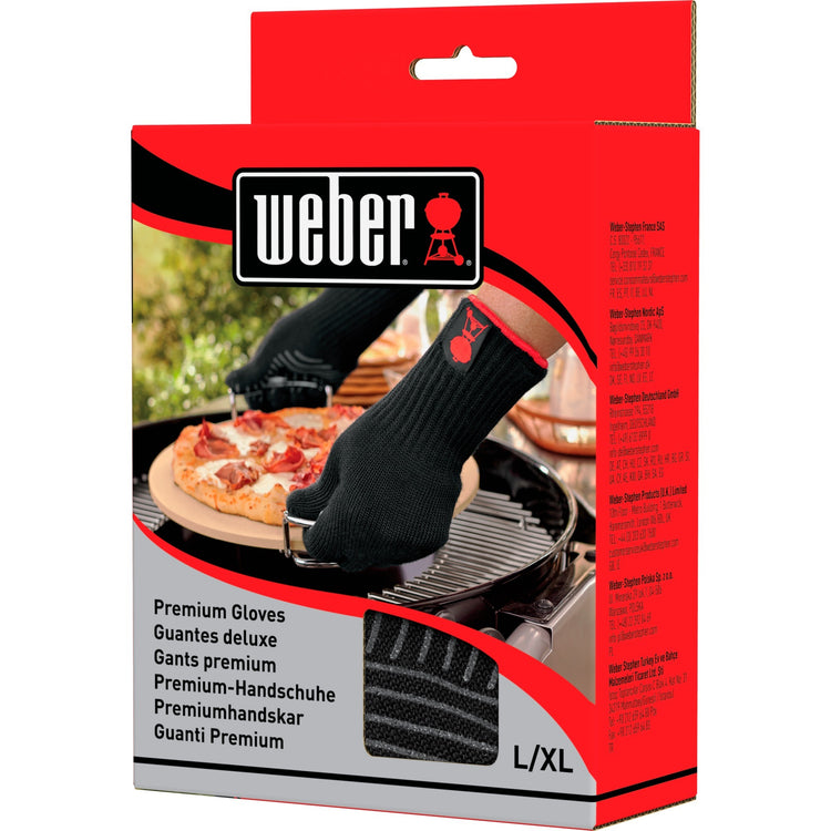 Weber premium handschoenen (zwart, maat l xl)
