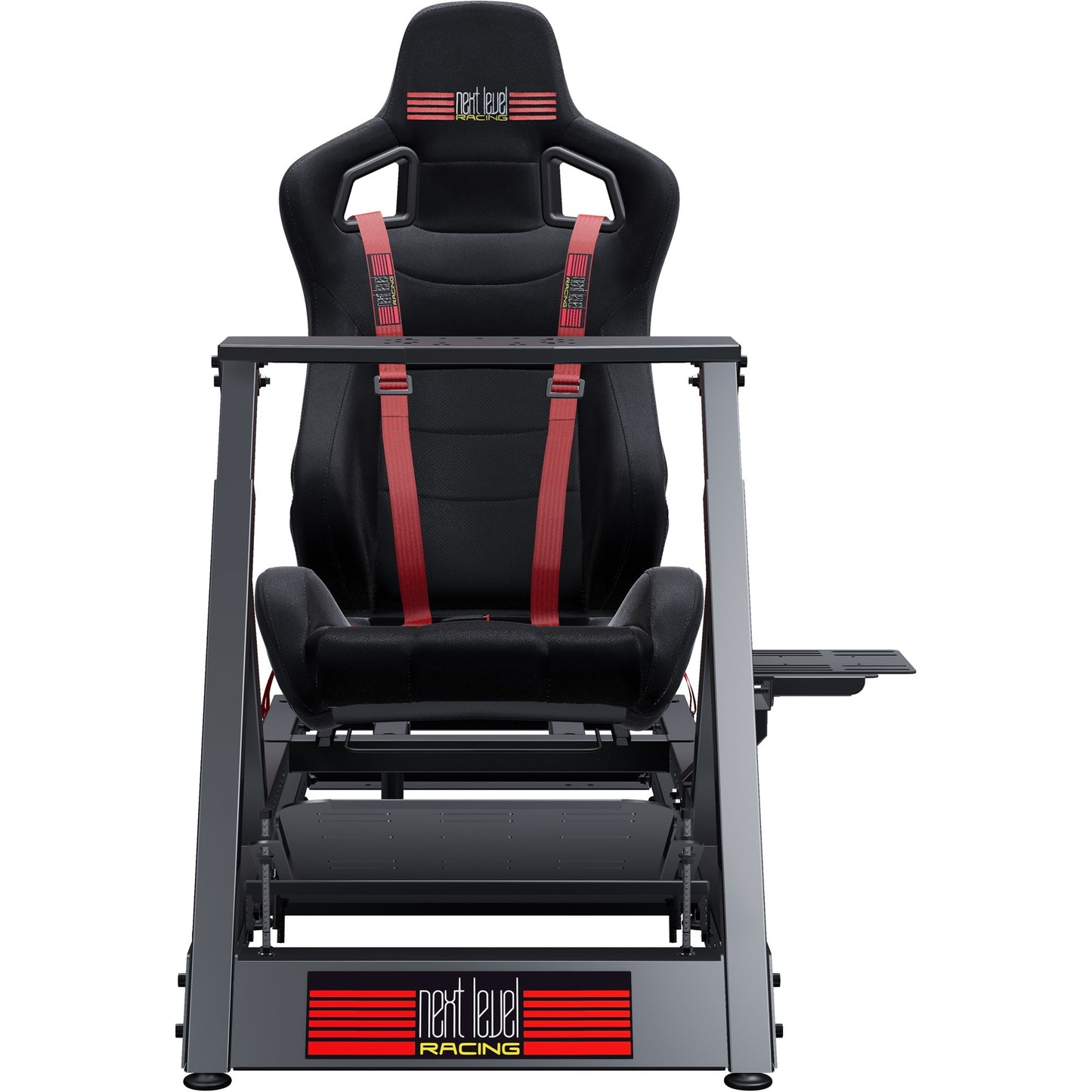 Next level racing gttrack simulator cockpit racing simulator (zwart)