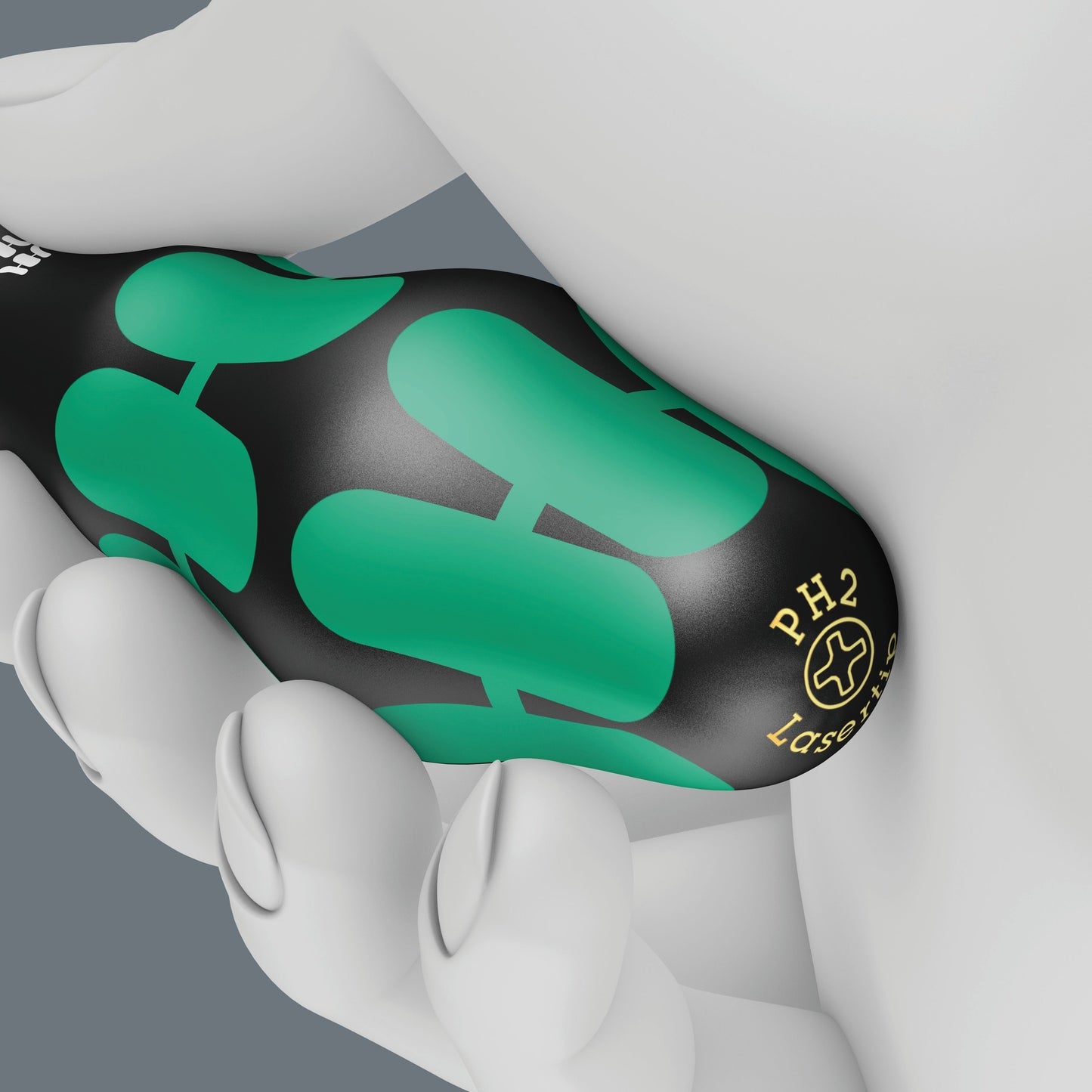 Wera kraftform 2go 300 schroevendraaier (zwart groen)
