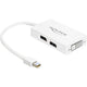 Delock mini displayport naar displayport hdmi dvi adapter (wit)