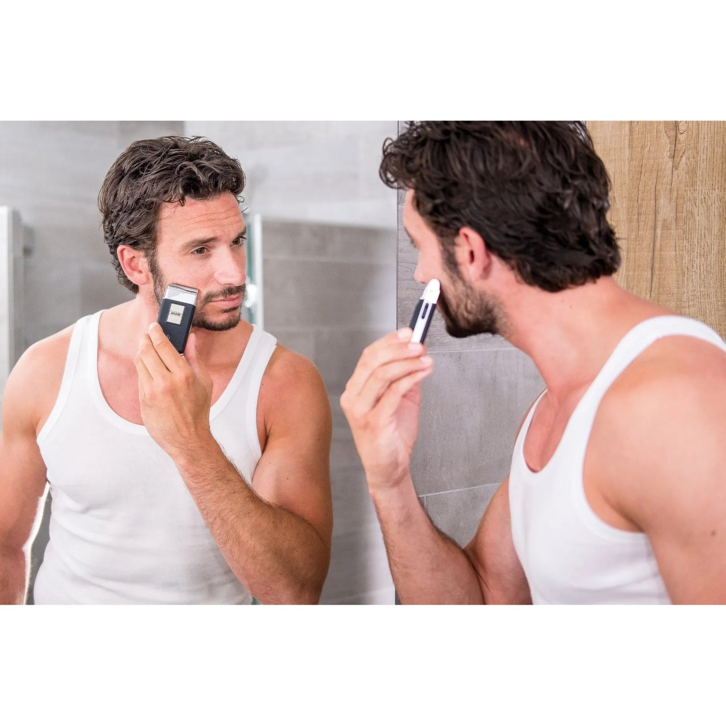 Wahl home products reis set scheerapparaat (zwart wit, 8-delig)