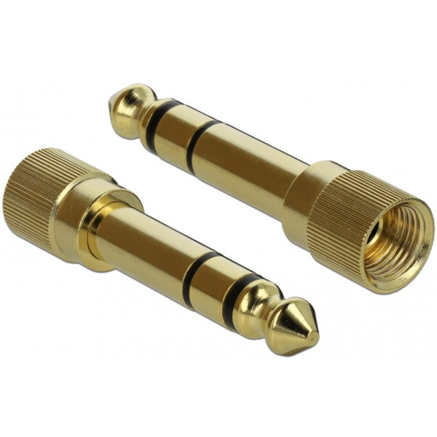 Delock stereokabel 3,5 mm 3 pin-stekker > 3,5 mm 3 pin-stekker (zwart, 0,5 meter)