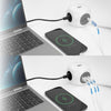 Act connectivity stekkerdoos kubus met 3 stopcontacten, 30w power delivery usb-c a poorten, kabellengte 1,5m stekkerdoos (wit, type f)
