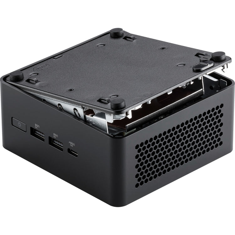 Asus nuc 14 pro tall kit rnuc14rvhi300002i barebone (zwart | core 3 100u | intel graphics)