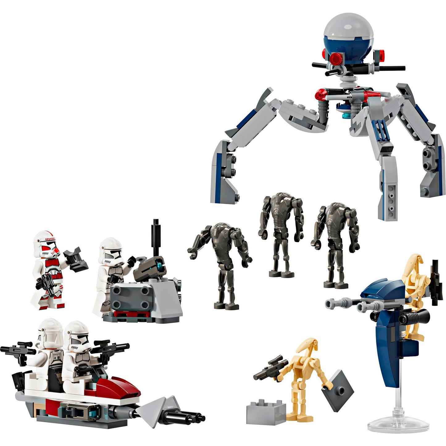 Lego star wars 75372 clone trooper en battle droid battle pack