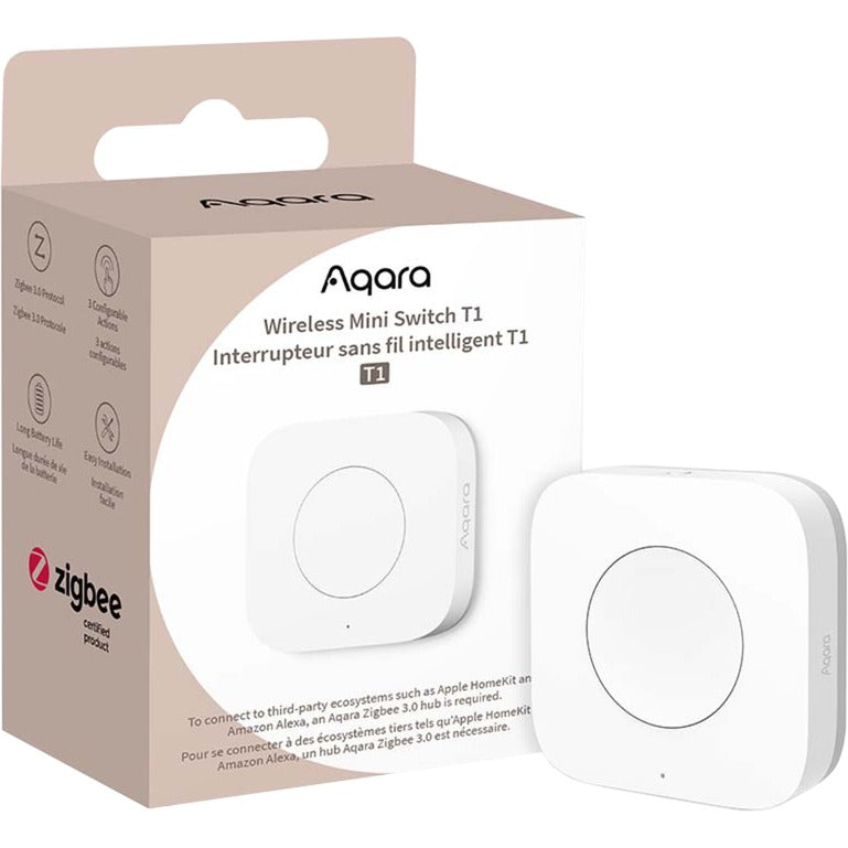 Aqara wireless mini switch t1 schakelaar (wit)