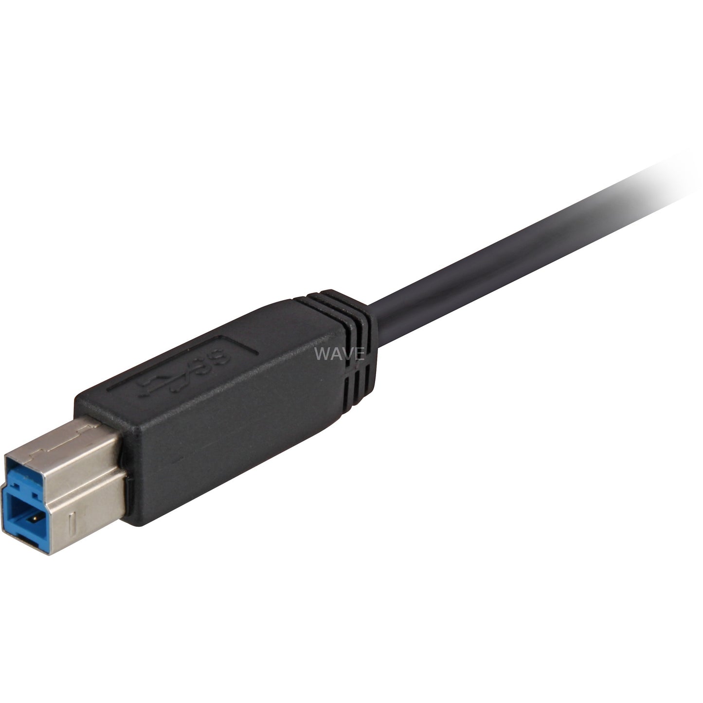 Sharkoon usb-a 3.0 > usb-b kabel (zwart, 2 meter)