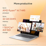 Asus vivobook 14 m1407ga-ly012w 14 copilot+ laptop (zilver | ryzen ai 7 445 | radeon 840m | 16 gb | 512 gd ssd) - afbeelding 17