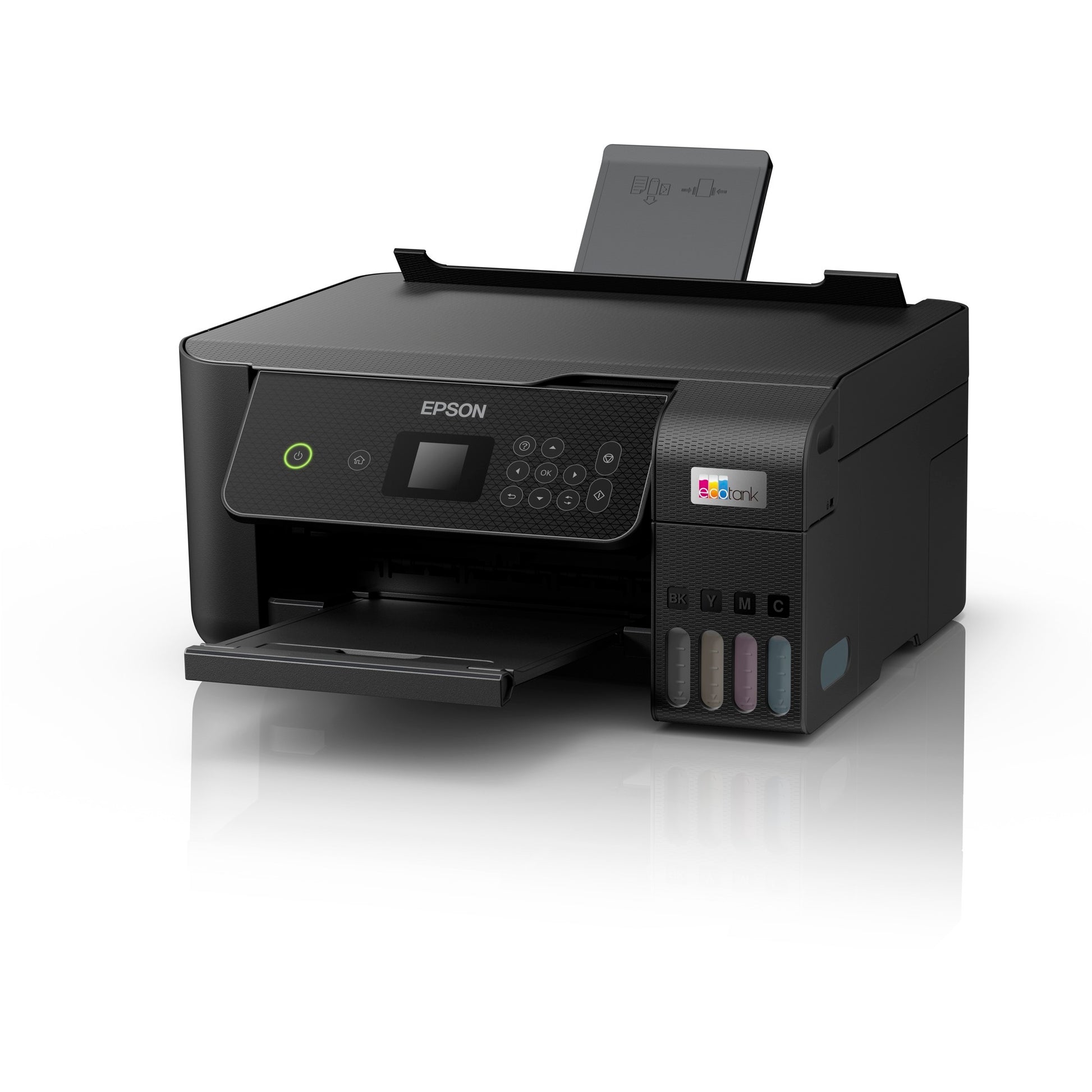 Epson ecotank et-2870 a4 multifunctionele wi-fi-printer met inkttank all-in-one inkjetprinter (zwart, scannen, kopiëren, inclusief tot 3 jaar inkt)