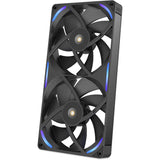 Nzxt performance fan f280x rgb case fans (zwart, 2 stuks, 280 x 140 x 30 mm, pwm) - afbeelding 6