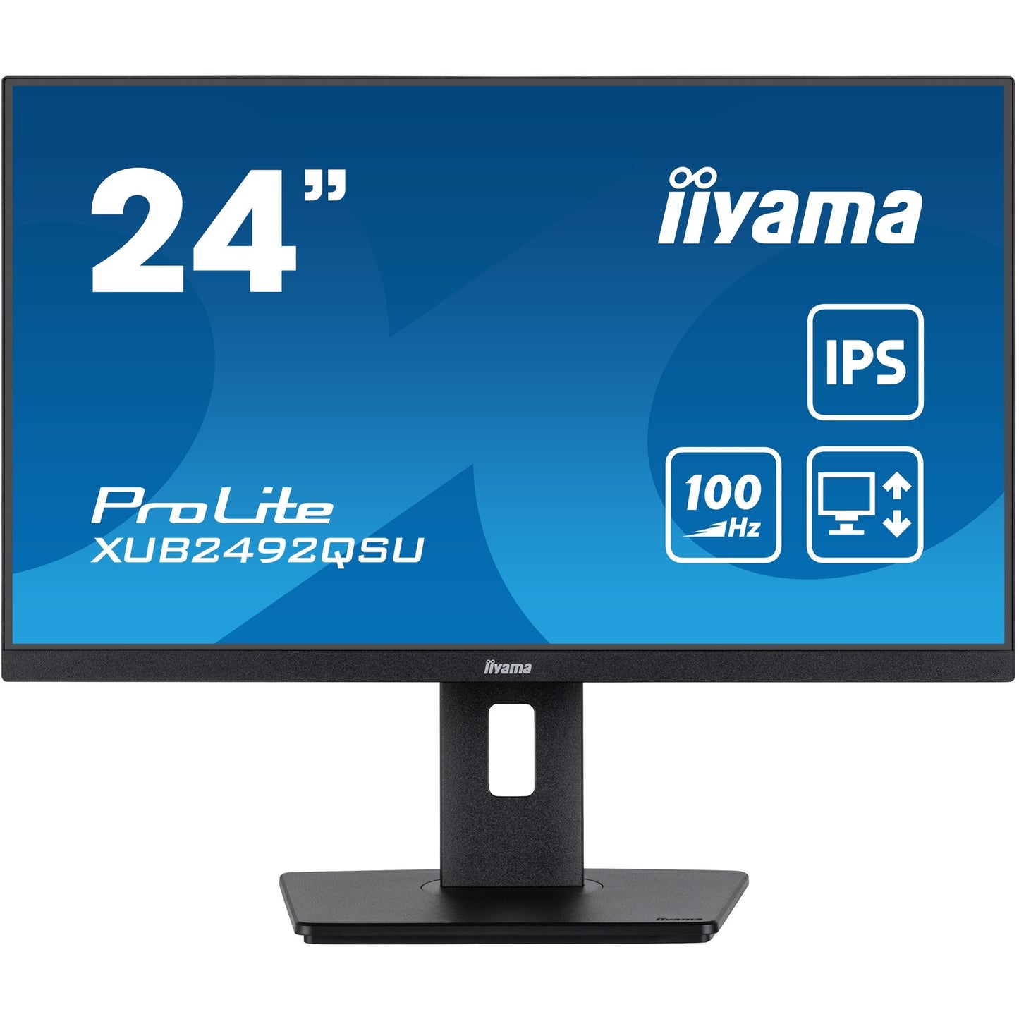 Iiyama prolite xub2492qsu-b1 23.8 monitor (zwart (mat), hdmi, displayport, 3x usb-a, usb-c)