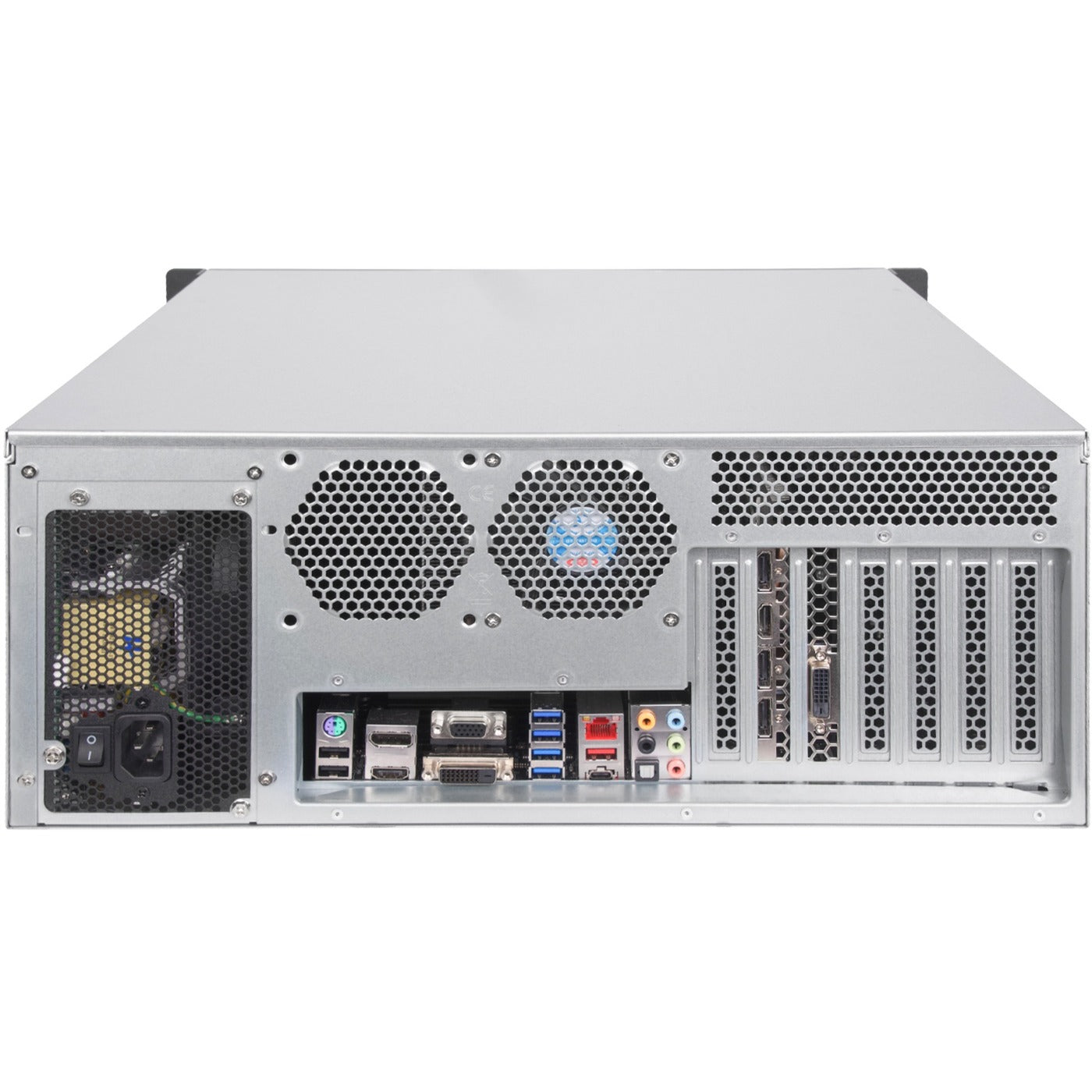 Silverstone rm41-h08 rack behuizing (zwart | 2x usb-a 3.2 (5 gbit s))