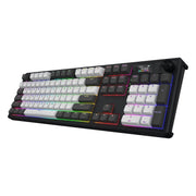 Hator skyfall pro wireless rgb mechanisch gaming toetsenbord (zwart, us lay-out (qwerty), hator aurum vanilla silent, 100%, rgb, double-shot pbt, hot-swap, 2.4ghz bluetooth usb-c) - afbeelding 4