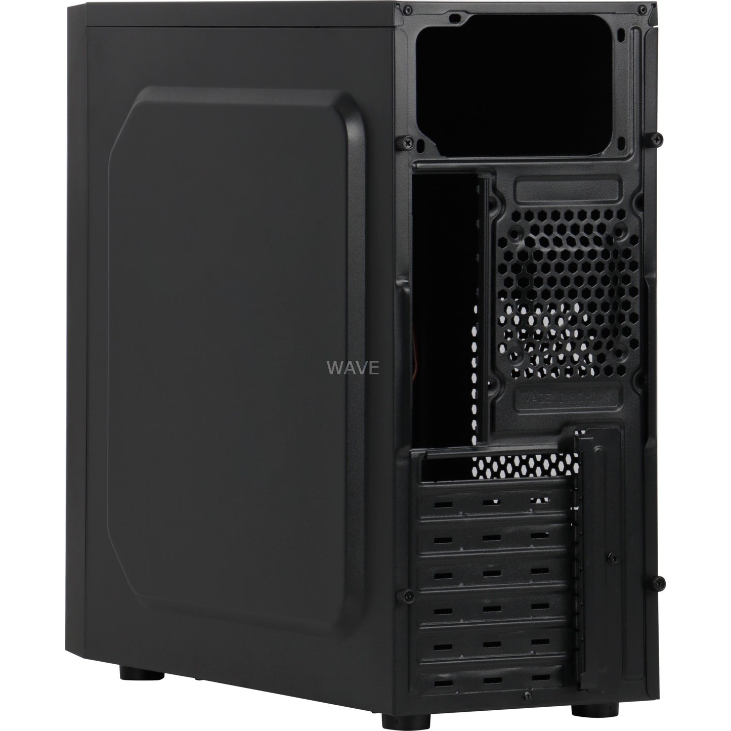 Inter-tech b-42 midi tower behuizing (zwart | 2x usb-a)