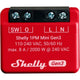 Shelly plus 1pm mini gen3 relais (rood zwart, wifi)