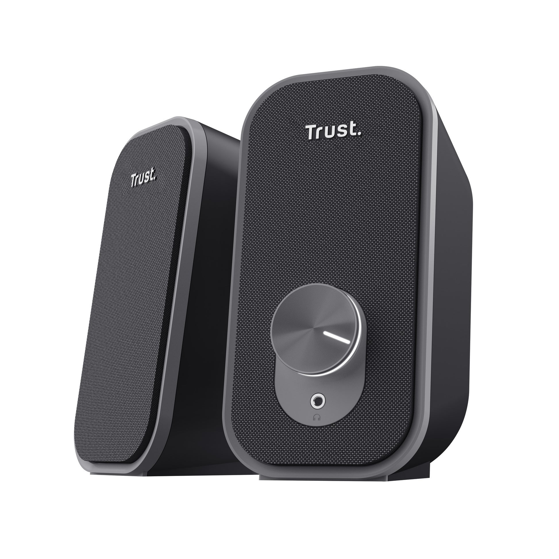 Trust ador 2.0-luidsprekerset pc-luidspreker (zwart grijs)