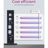Icy box ib-dk2252ac dockingstation (zwart, usb-a, hdmi, displayport) - afbeelding 7