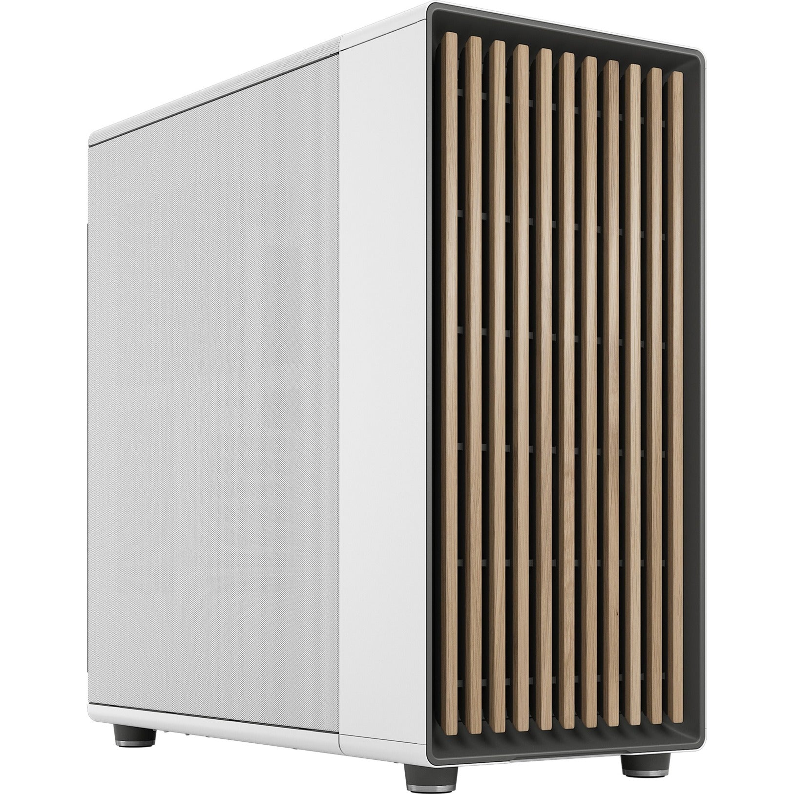Fractal design north xl midi tower behuizing (wit houtkleur | 2x usb-a | 1x usb-c)
