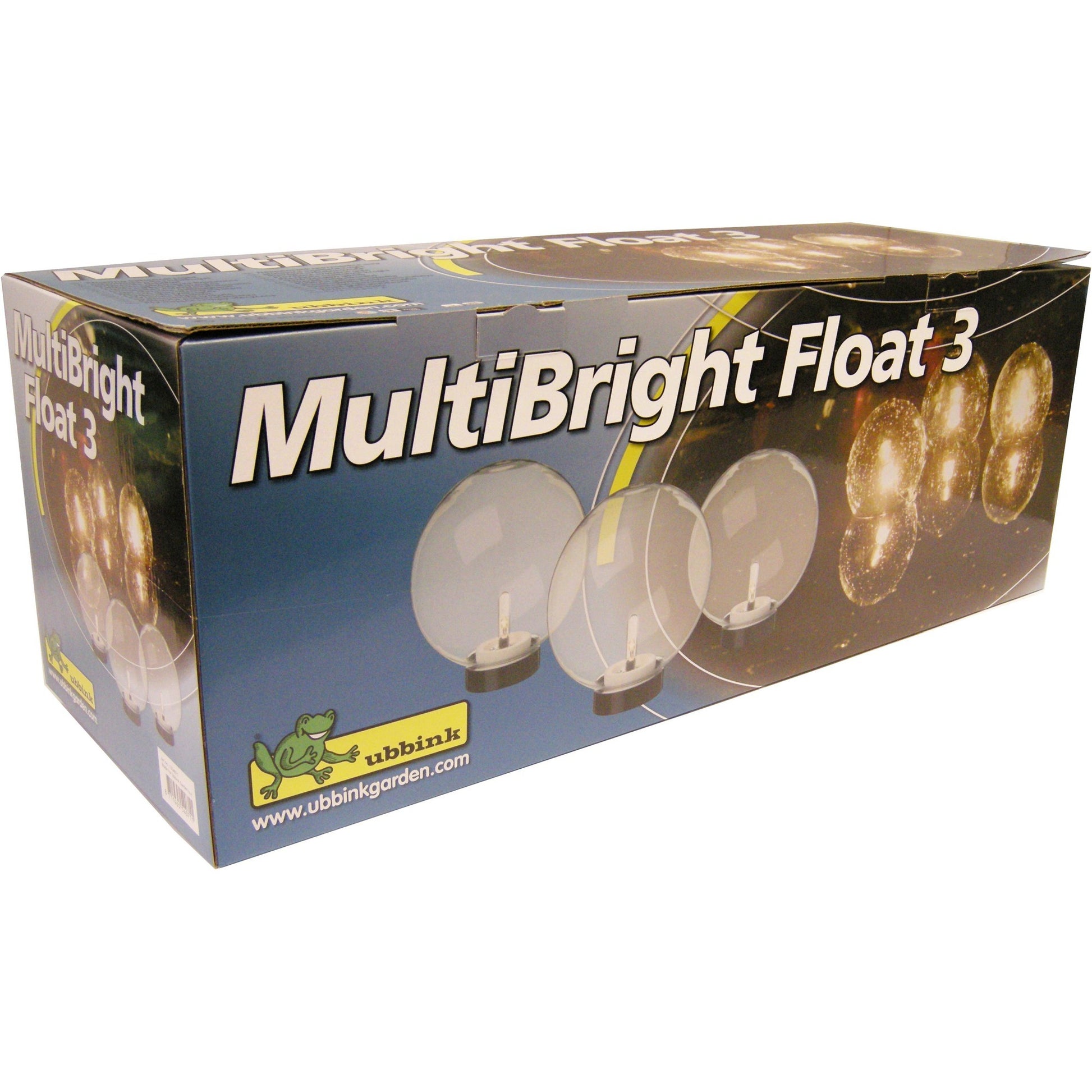 Ubbink multibright float drijvende lichtbol led ledlamp (transparant, 3 stuks)