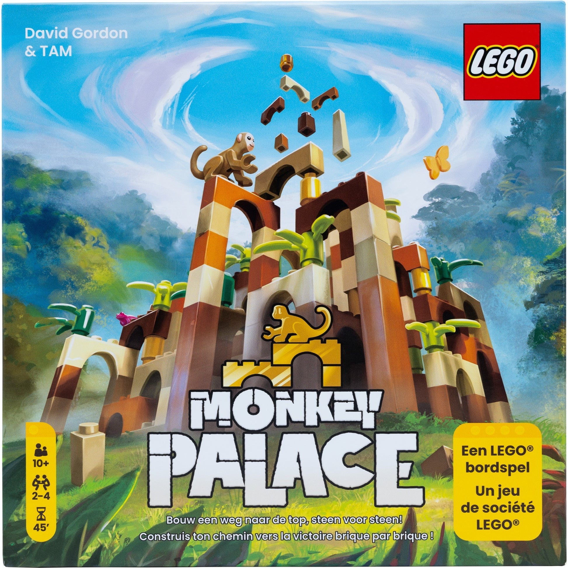 Asmodee lego® monkey palace bordspel (frans nederlands, 2 - 4 spelers, 45 minuten, vanaf 10 jaar)