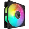 Asus tuf gaming tr120 argb reverse case fans (zwart, 3 stuks, 120 x 120 x 28 mm)