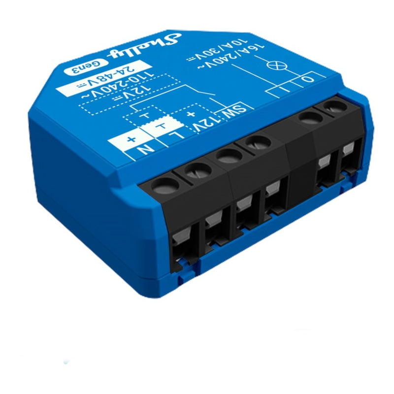 Shelly 1 gen3 relais (wifi, bluetooth)