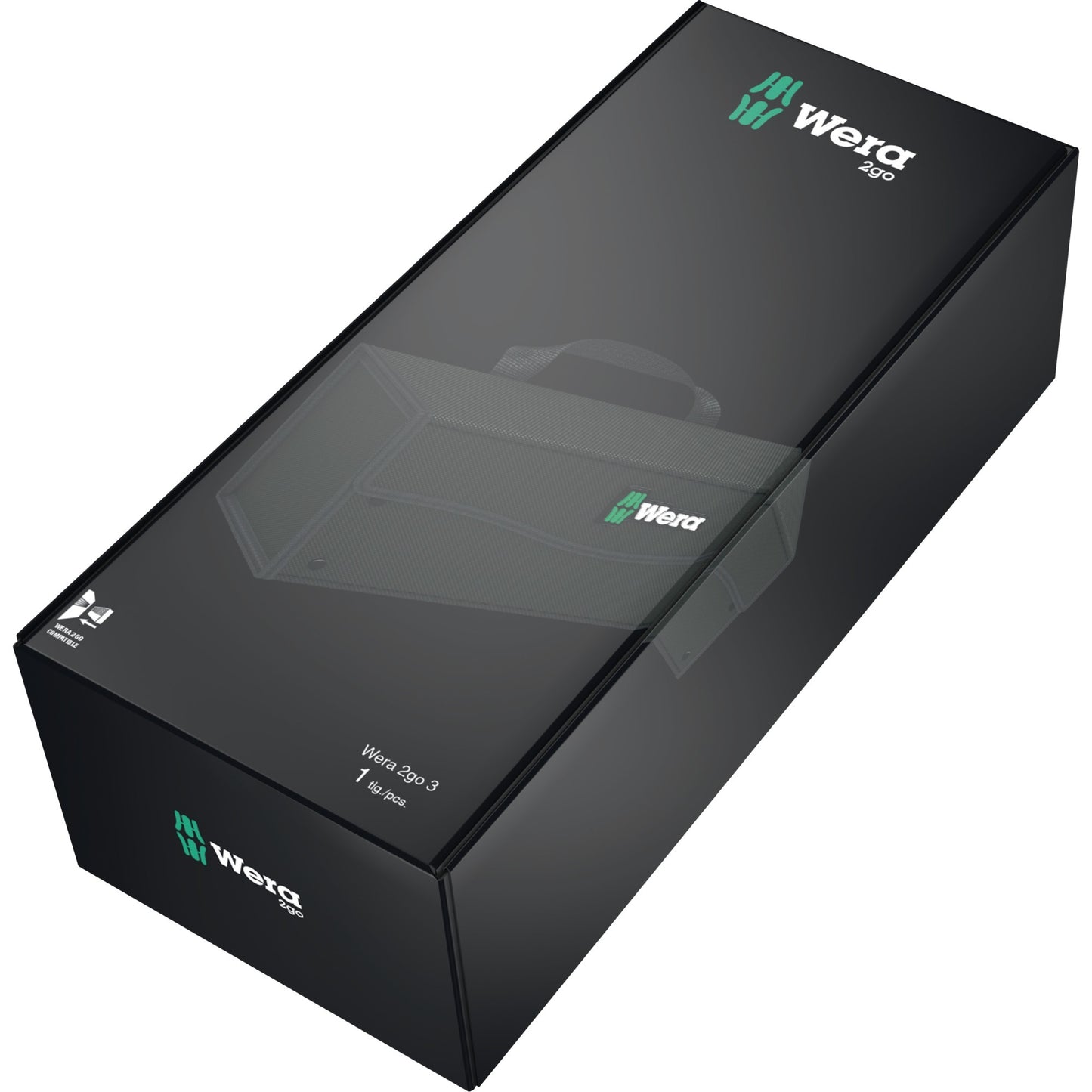Wera 2go 3 gereedschapsbox (zwart)