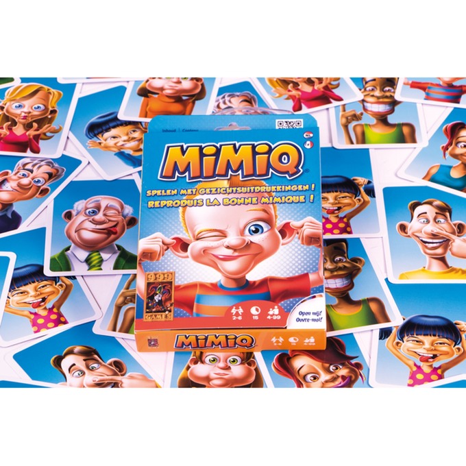 999games 999 games mimiq kaartspel (nederlands, 2 - 6 speler, 15 minuten, vanaf 4 jaar)